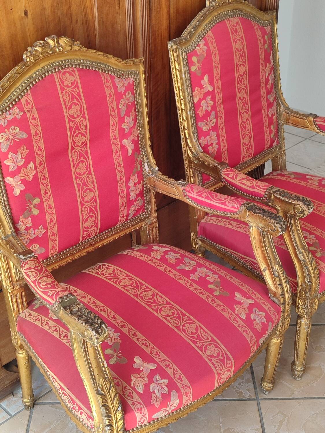 Voltaire armchairs