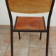 Lot de 4 chaises d'école Mullca 510 vintage
