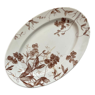 Oval plate peas, Creil and Montereau