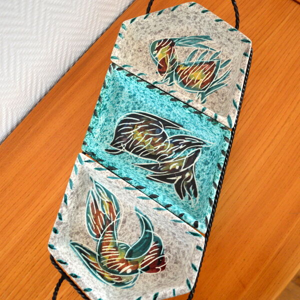 Borty 1950-1960 vintage ceramic tray