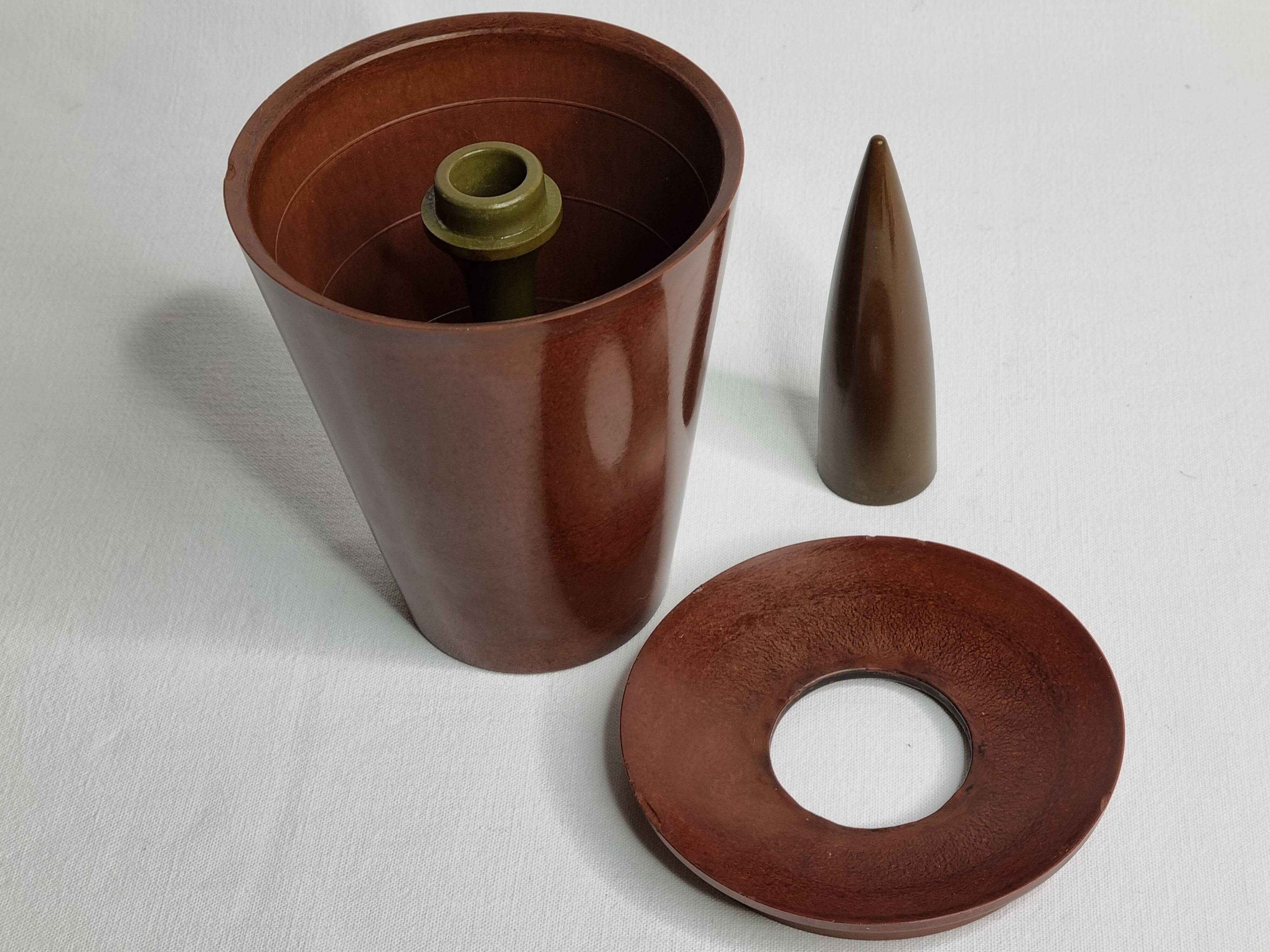 "Joe Cactus" ashtray in two-tone bakelite – Philippe Starck – Original OWO edition (1990-1995)