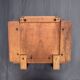 Art Deco wall mail holder in painted wood - bird decor