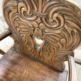 Pair of Savoyard armchairs