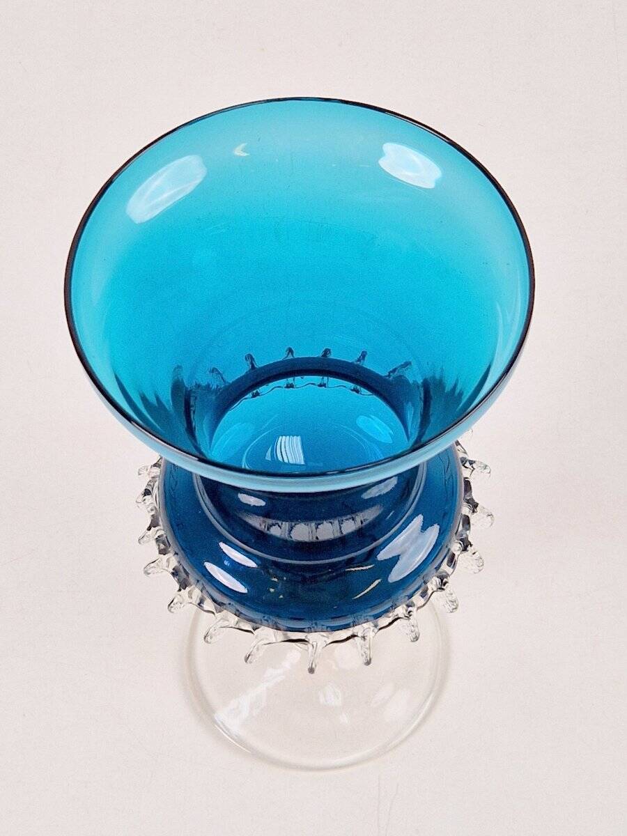 Mid-Century Modern Blue Murano Glass Vase, 1960s