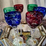 Double color crystal glasses the grand dukes