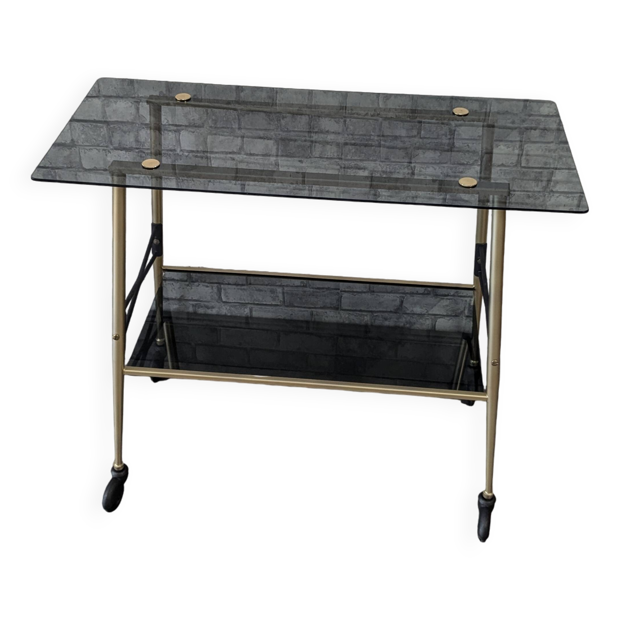 Vintage smoked saddle 70'