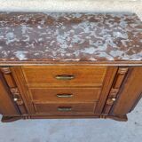 Dressing table with mirror