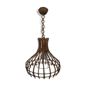 Suspension en rotin des - 1960