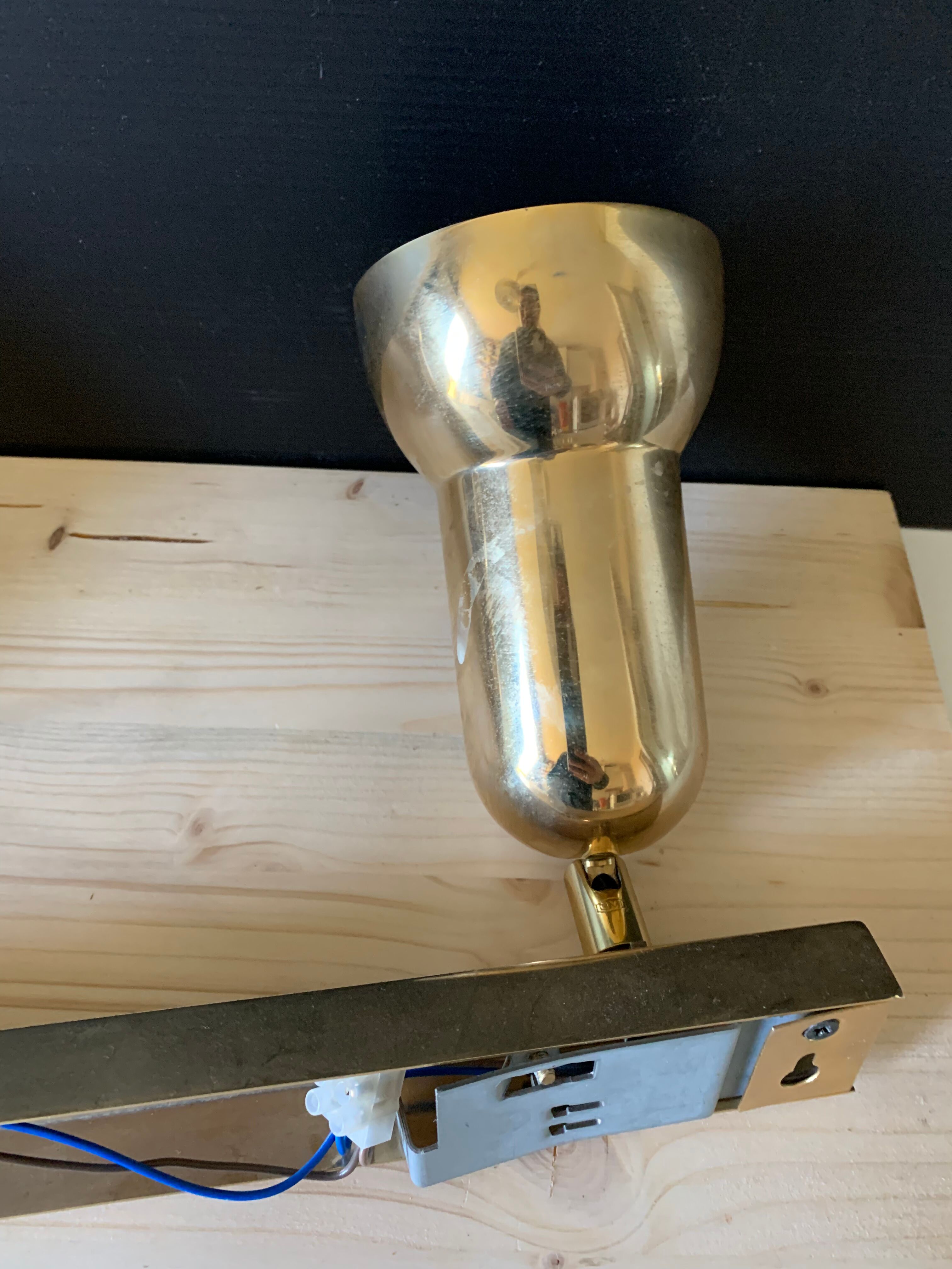 Wall lamp golden spots