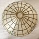 Suspension fleurie en nacre et laiton 48 cm