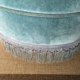 Armchair 70s peacock blue Toad