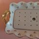 Asparagus dish and limoges porcelain drainer UC Limoges rose seedlings
