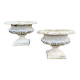 Médicis planters in cast iron old villa