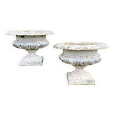 Médicis planters in cast iron old villa