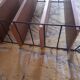 String shelves wood and metal