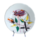 Longwy plate from the 60s decorated by hand