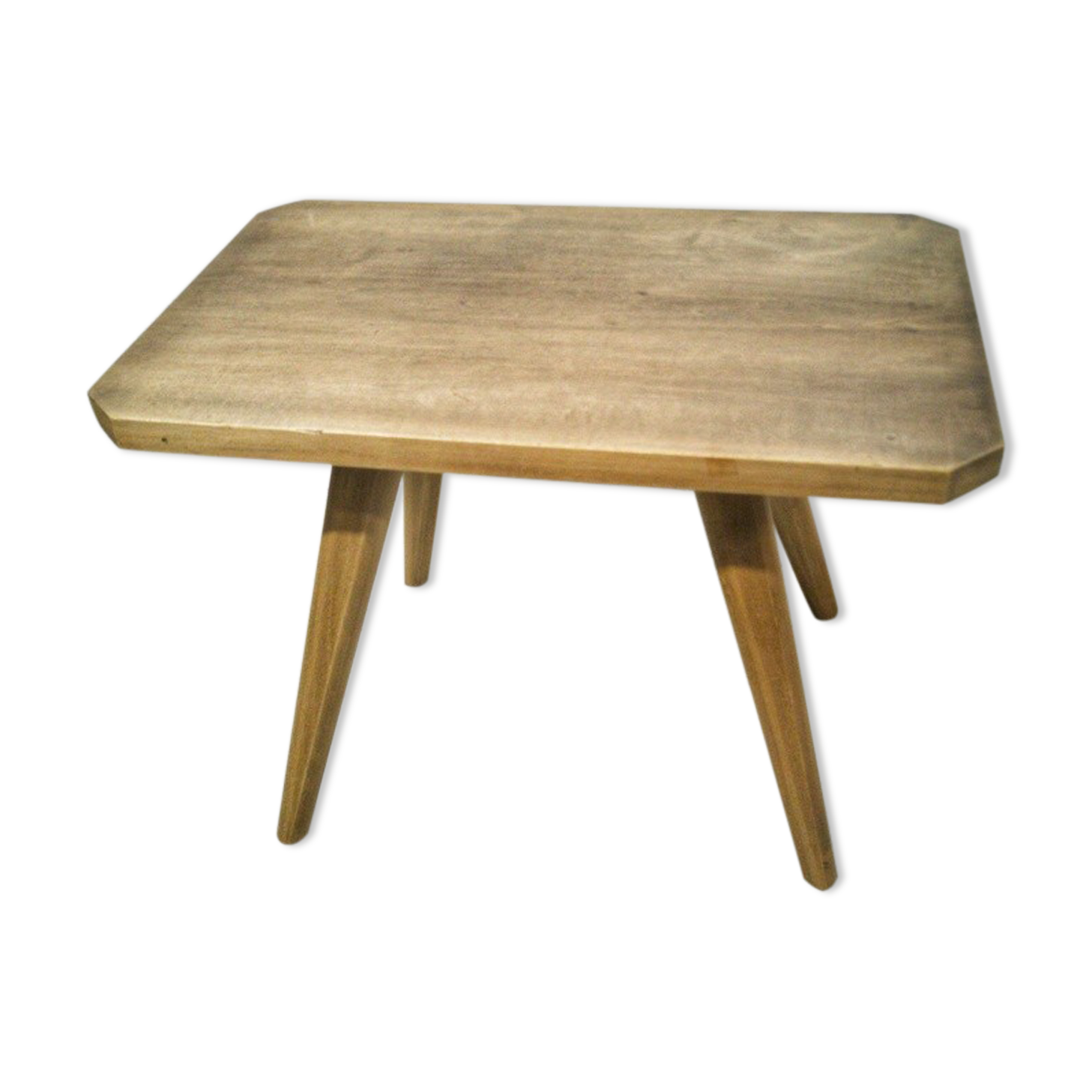 Vintage side table with compass legs