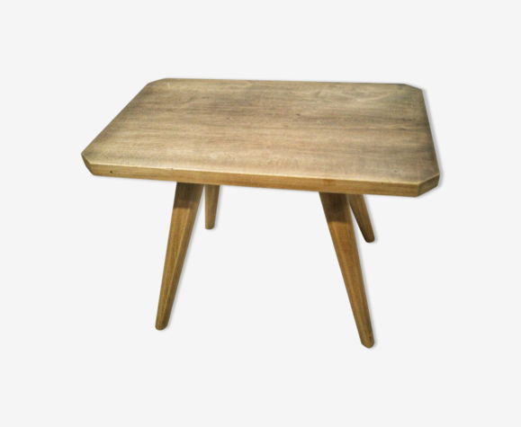 Table d'appoint vintage aux pieds compas