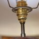 Pied de lampe touareg en cuir repoussé, 1960