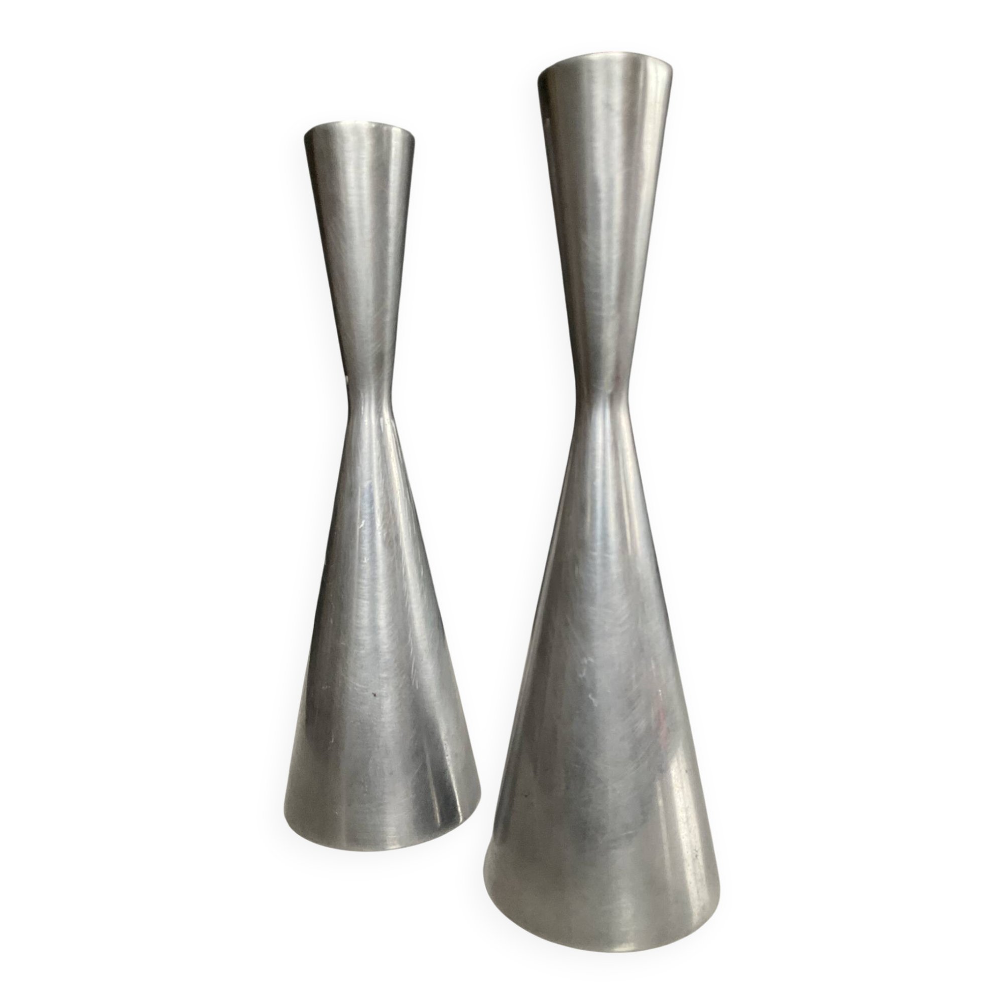 Paire de bougeoirs diabolo par Erika Pekkari pour IKEA
