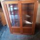 Empire display case 2 wooden doors, 1940/50s