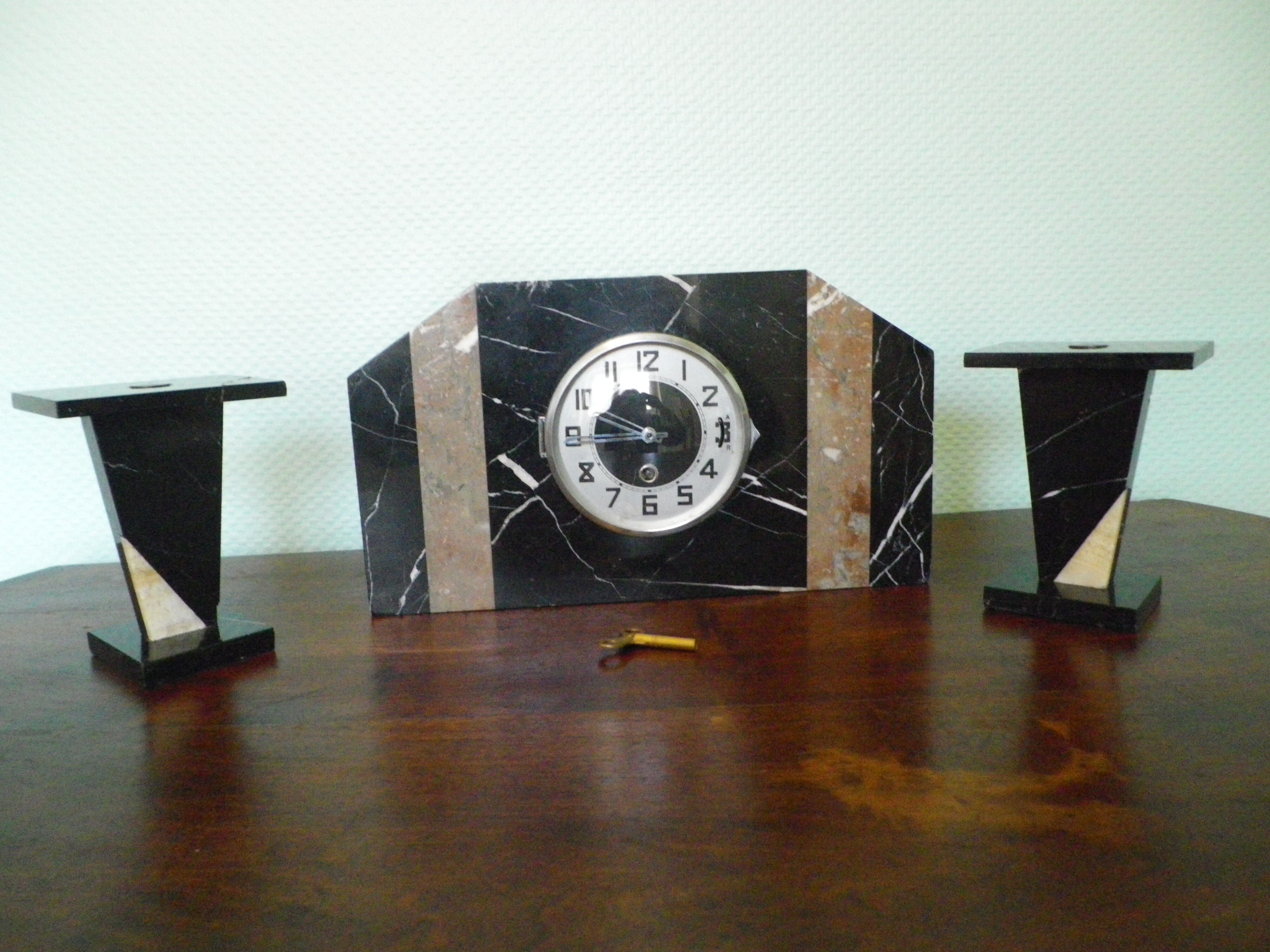 Thick marble clock 30/40