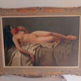 Painting of José Storie (1889-1961) - The secret of the rose
