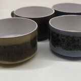 Set of 4 ceramic bowls