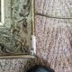 Giltwood miroir bois doré fin xixeme (66×55cm)