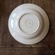 Set of 12 green patterned soup plates, Badonviller earthenware