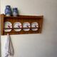 Vintage wooden kitchen wall unit – 1960s/70s
