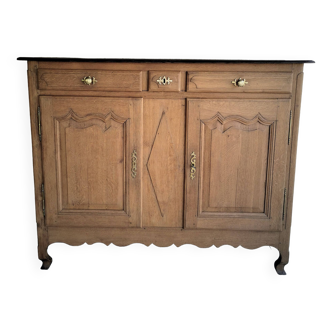 3/4 oak Flemish spent grain sideboard