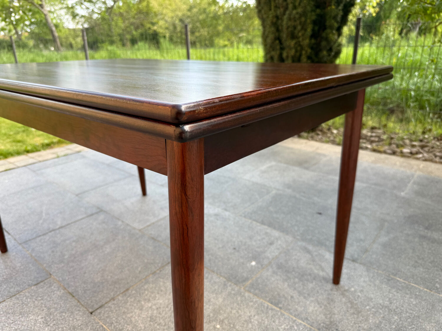 Scandinavian dining table rosewood 1960s