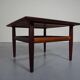 Rosewood coffee table by Grete Jalk for Glostrup, Denmark, 1960s.