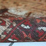 Ancient afghan baluch handmade carpet 90cm x 146cm 1900s, 1c529