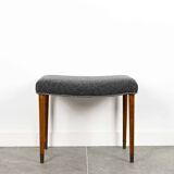 2 vintage footrests with wool seat
