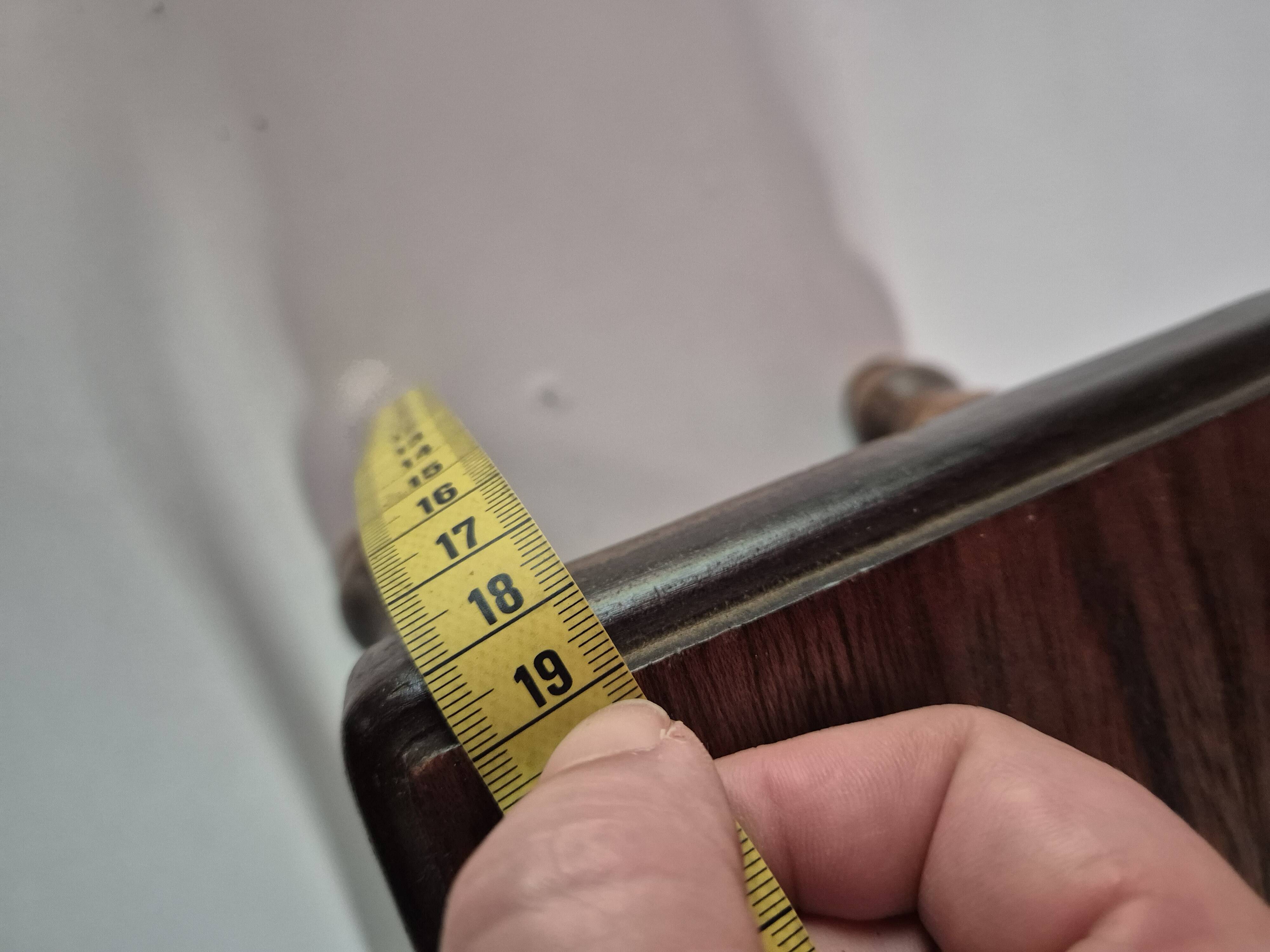 Mini footstool with vintage twisted legs.