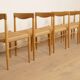 6 x dining chair | Bramin | H.W. Klein | Soaped oak | Restored
