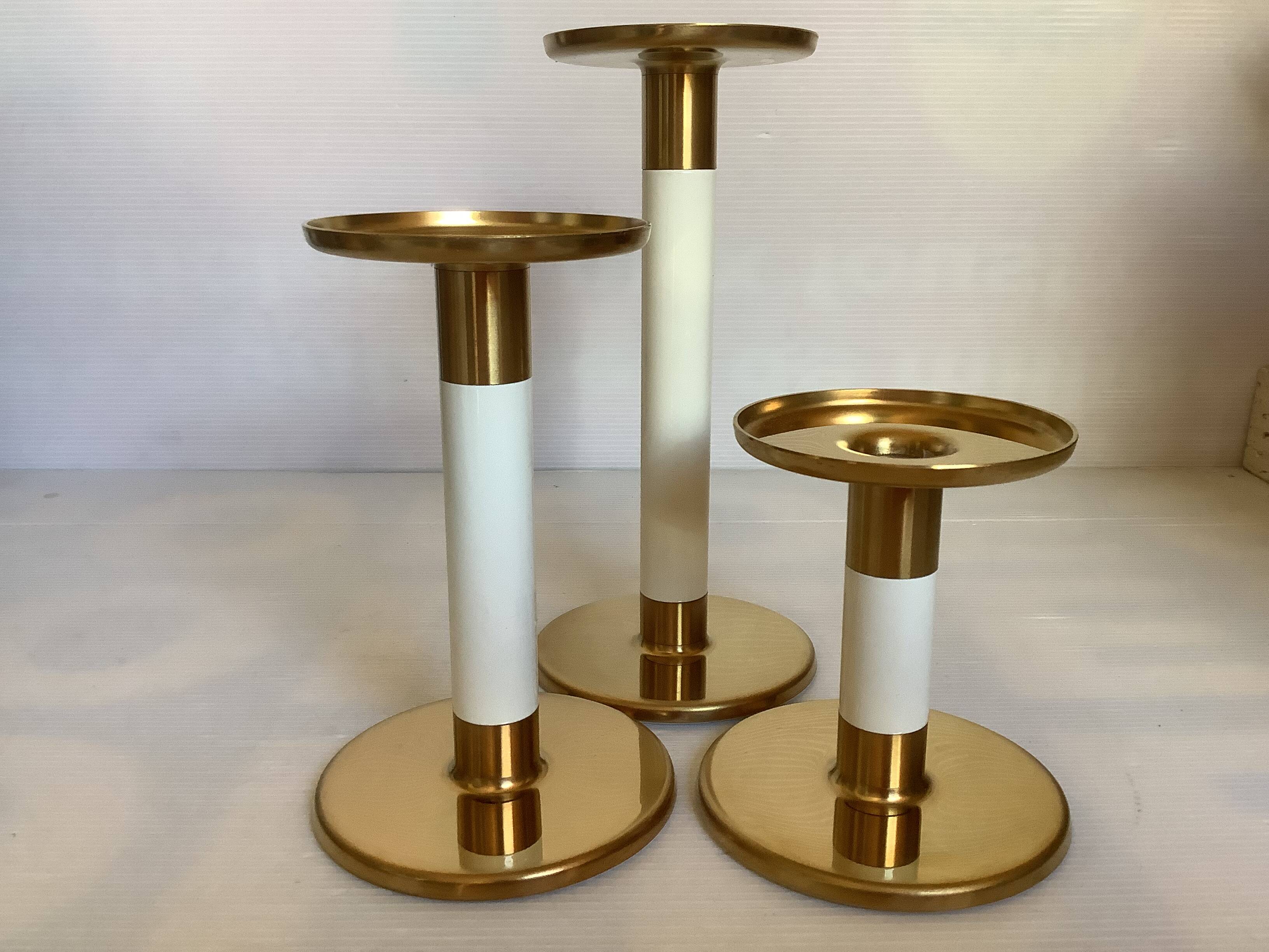 Trio de bougeoirs design Ingegerd Raman scandinave