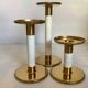 Trio de bougeoirs design Ingegerd Raman scandinave