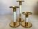 Trio de bougeoirs design Ingegerd Raman scandinave