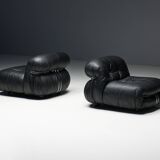 Soriana Lounge Chairs by Afra & Tobia Scarpa for Cassina, Italy, 1970s