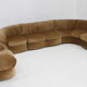 Vintage Italian curved modular sofa 1970s