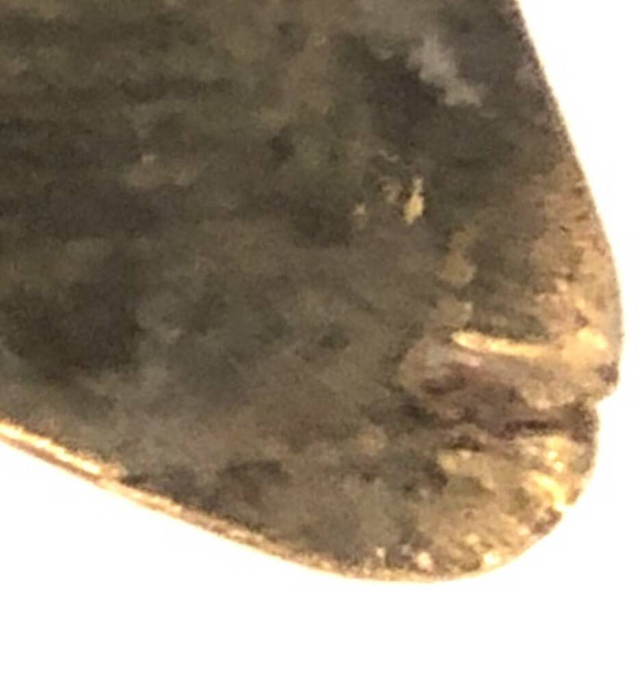 Old Decorative Golden Wood Plate