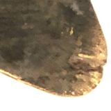 Old Decorative Golden Wood Plate