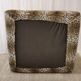 Pair of seventies leopard lounge chairs circa 1970, France