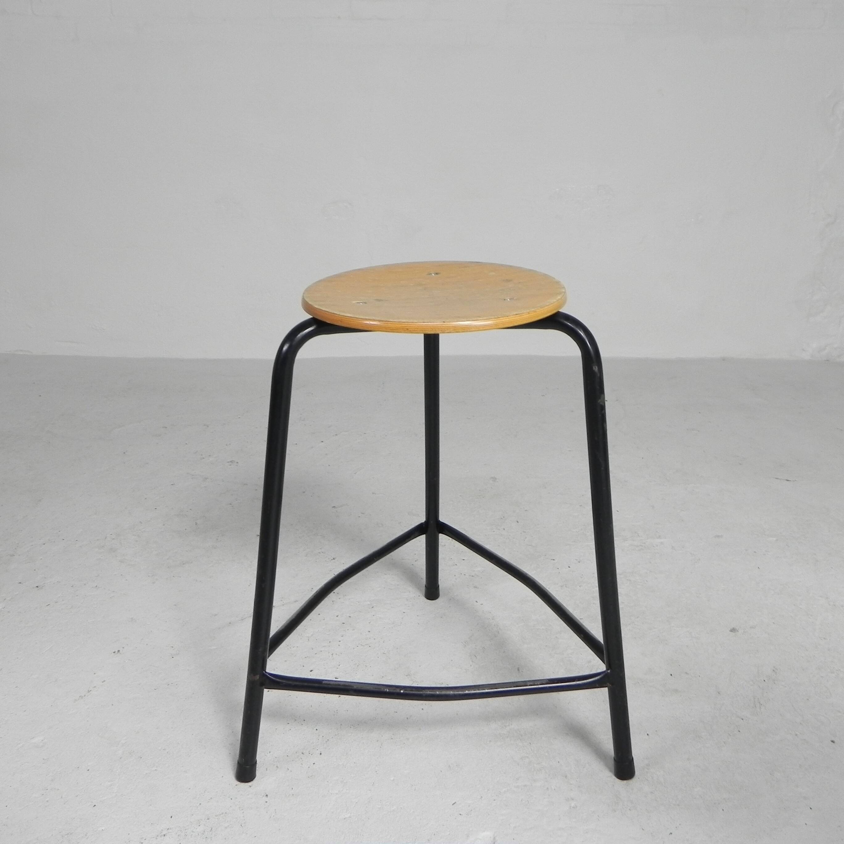 Industrial stackable stool, 59 cm high