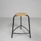 Industrial stackable stool, 59 cm high