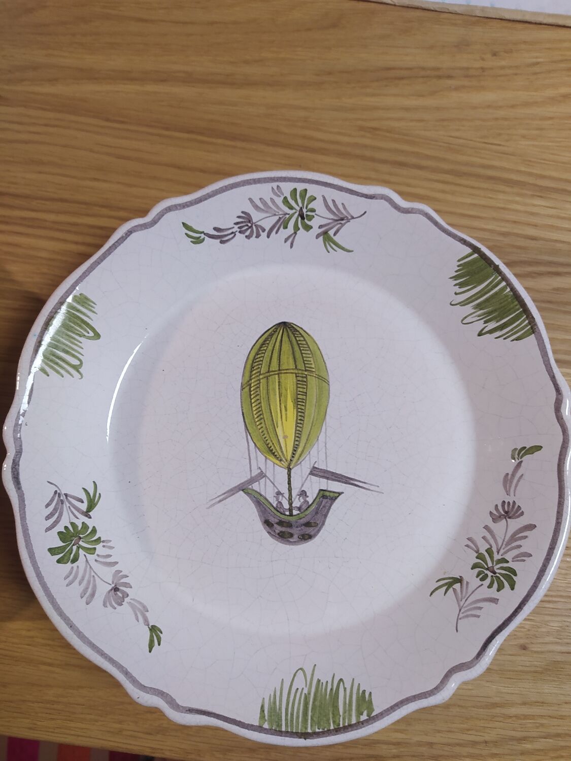 Lot 5 assiettes