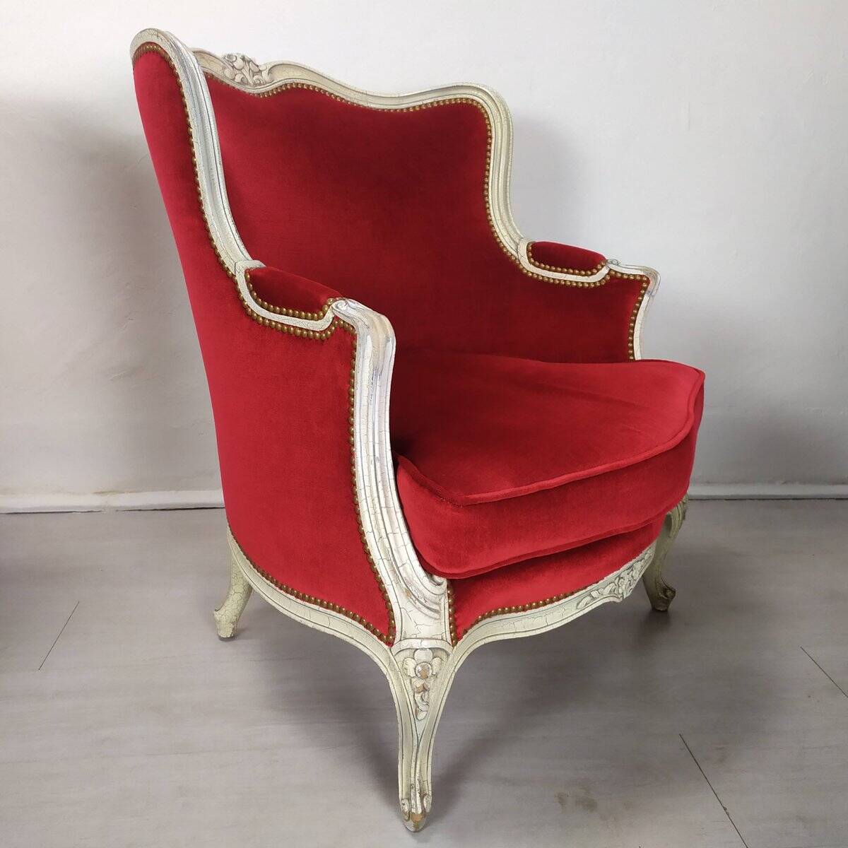 4 Louis XV Bergère armchairs